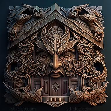 3D модель Игра EverQuest House of Thule (STL)